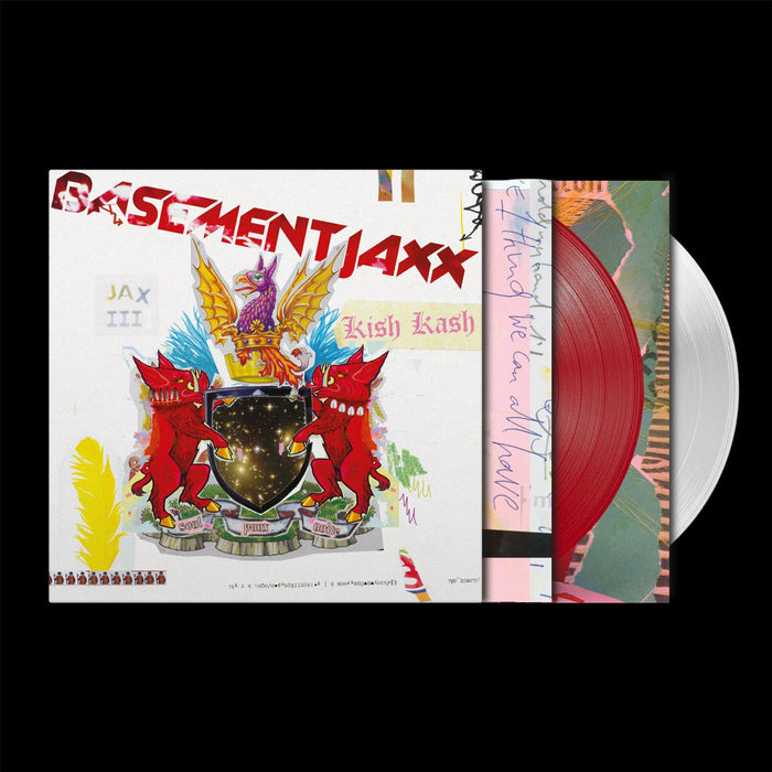 Basement Jaxx - Kish Kash 2x Red / White Vinyl LP Reissue