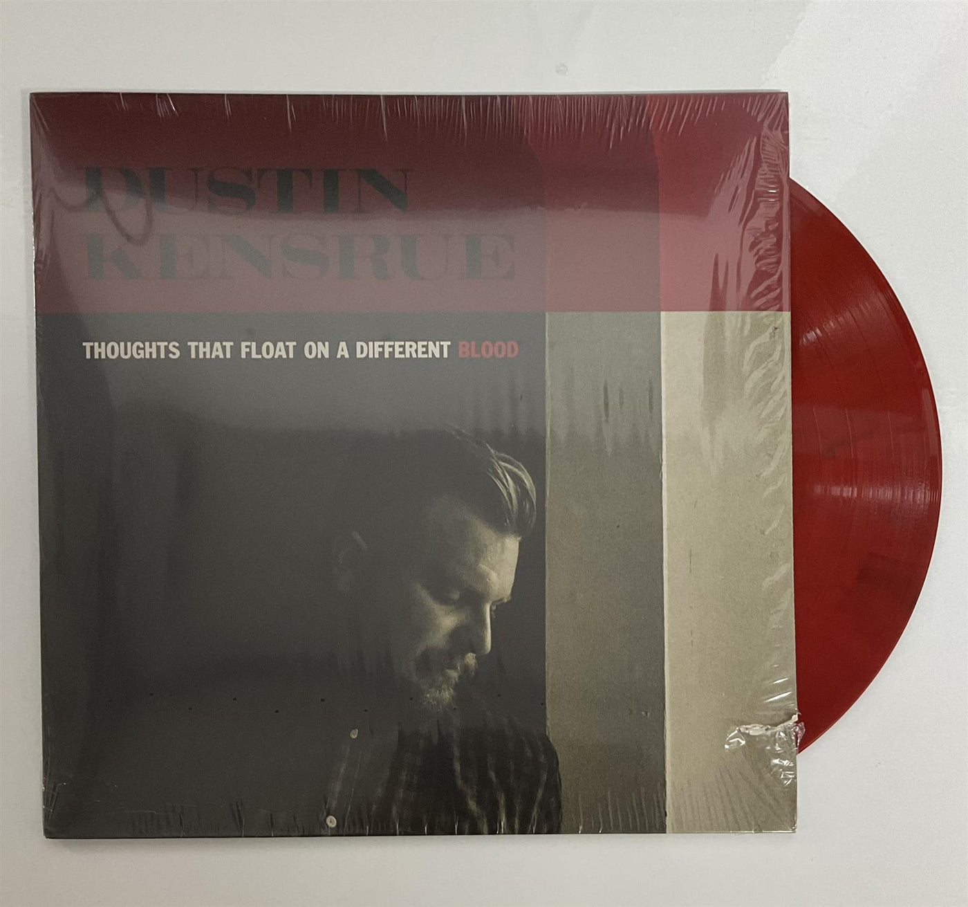 Dustin Kensrue - Thoughts That Float On A Different Blood Red/Black Smoke Vinyl LP Repress
