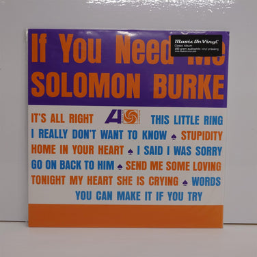 Solomon Burke - If You Need Me 180G Vinyl LP Reissue