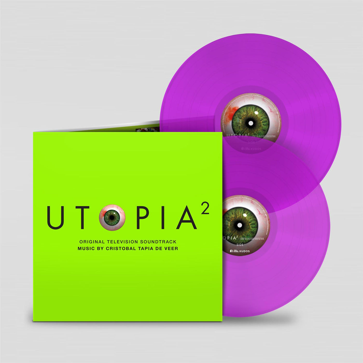 Utopia 2 (Original Television Soundtrack) - Cristobal Tapia 2x Transparent Violet Vinyl LP Reissue
