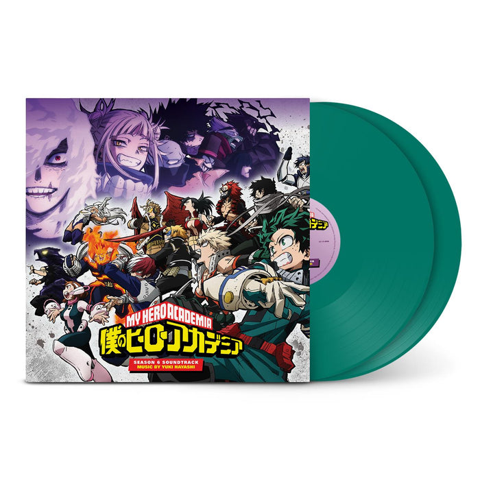My Hero Academia: Season 6 (Original Series Soundtrack) - Yuki Hayashi 2x Green-Hued Vinyl LP