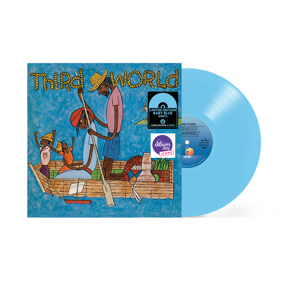 Third World - Journey To Addis National Album Day Light Blue Vinyl LP Reissue