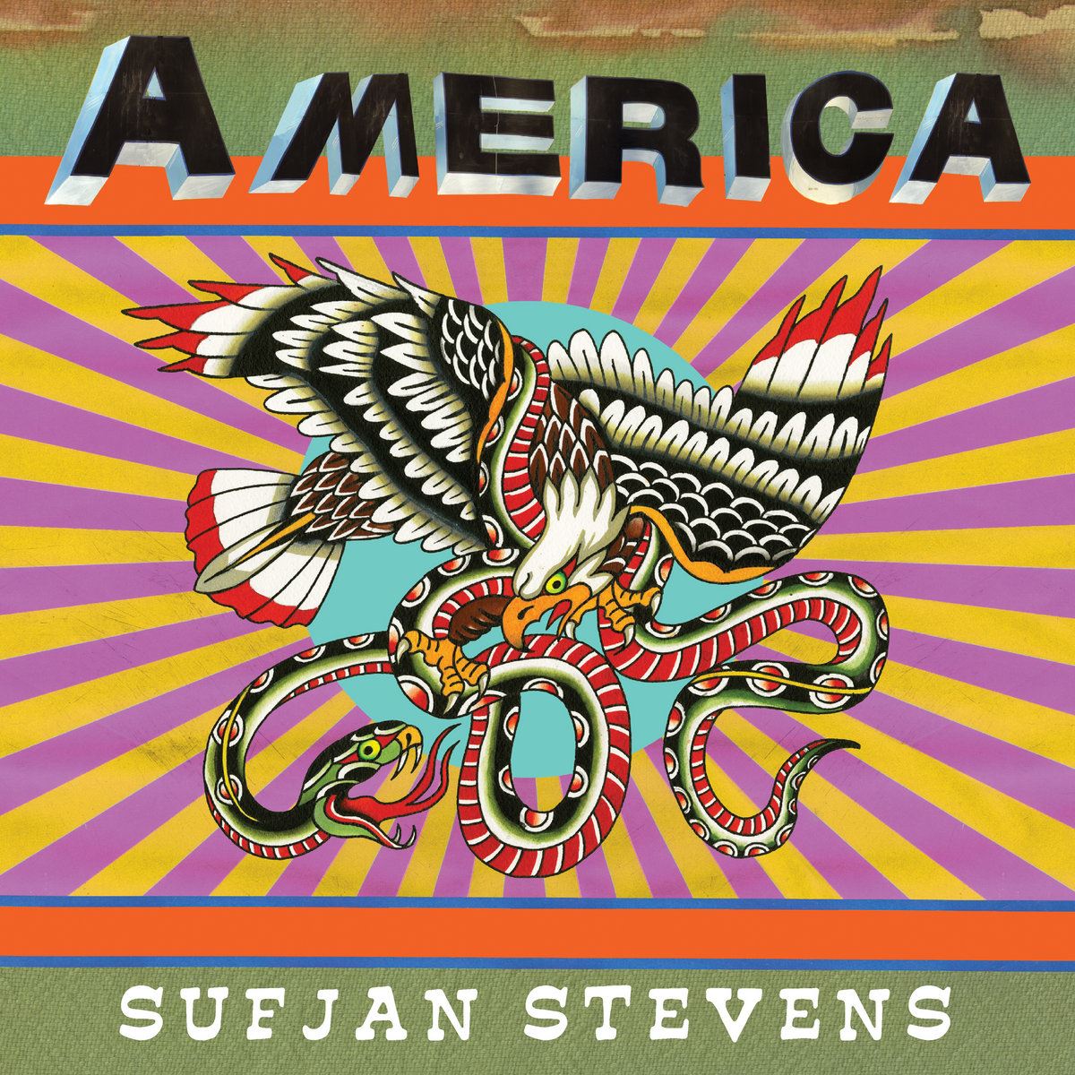 Sufjan Stevens - America 12" Vinyl Single