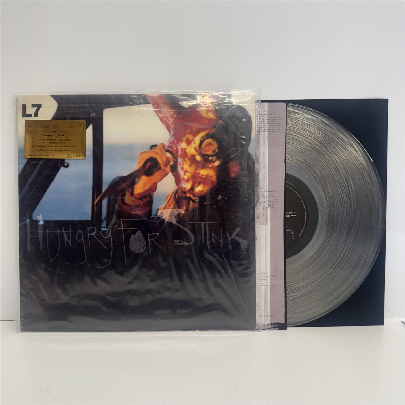 L7 - Hungry For Stink Limited Edition Transparent Vinyl LP