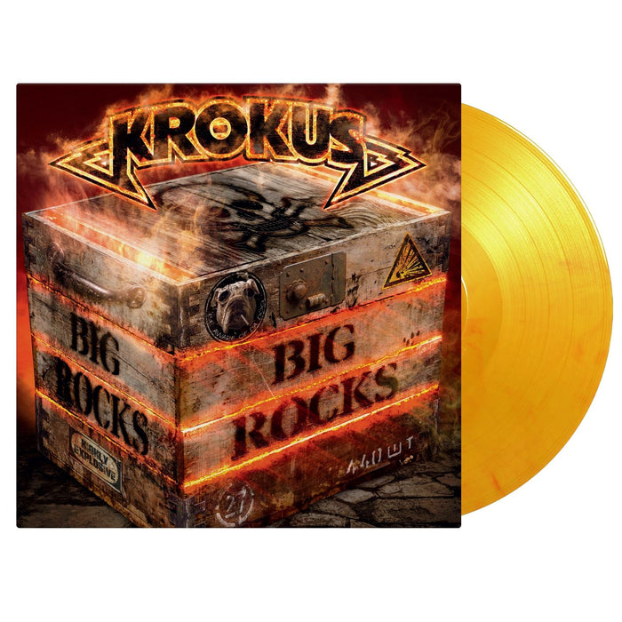 Krokus - Big Rocks Limited Edition 180G Flaming Vinyl LP Reissue