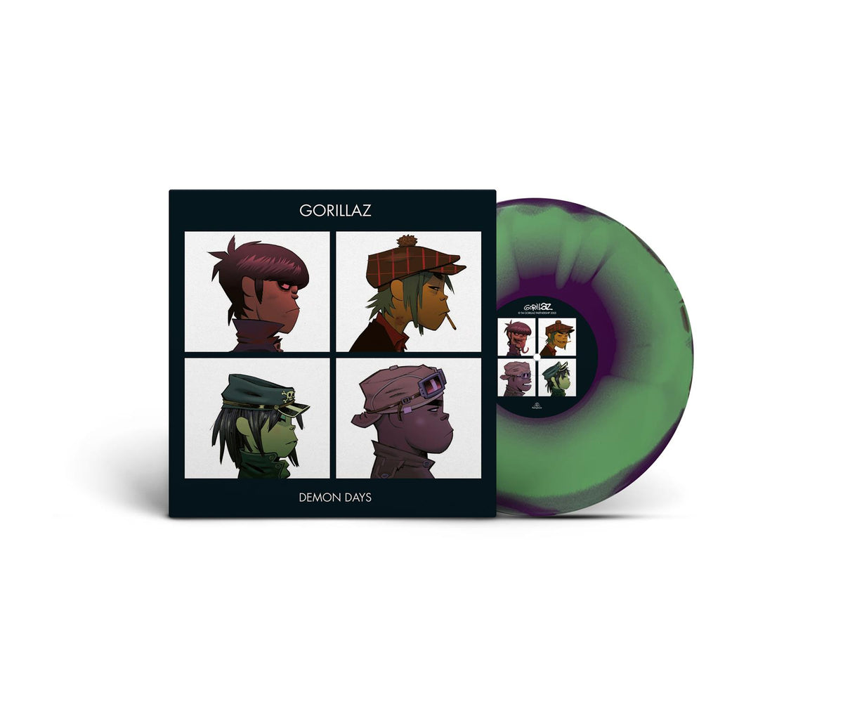 Gorillaz - Demon Days Green, Purple & Red Vinyl LP Half-Speed Master