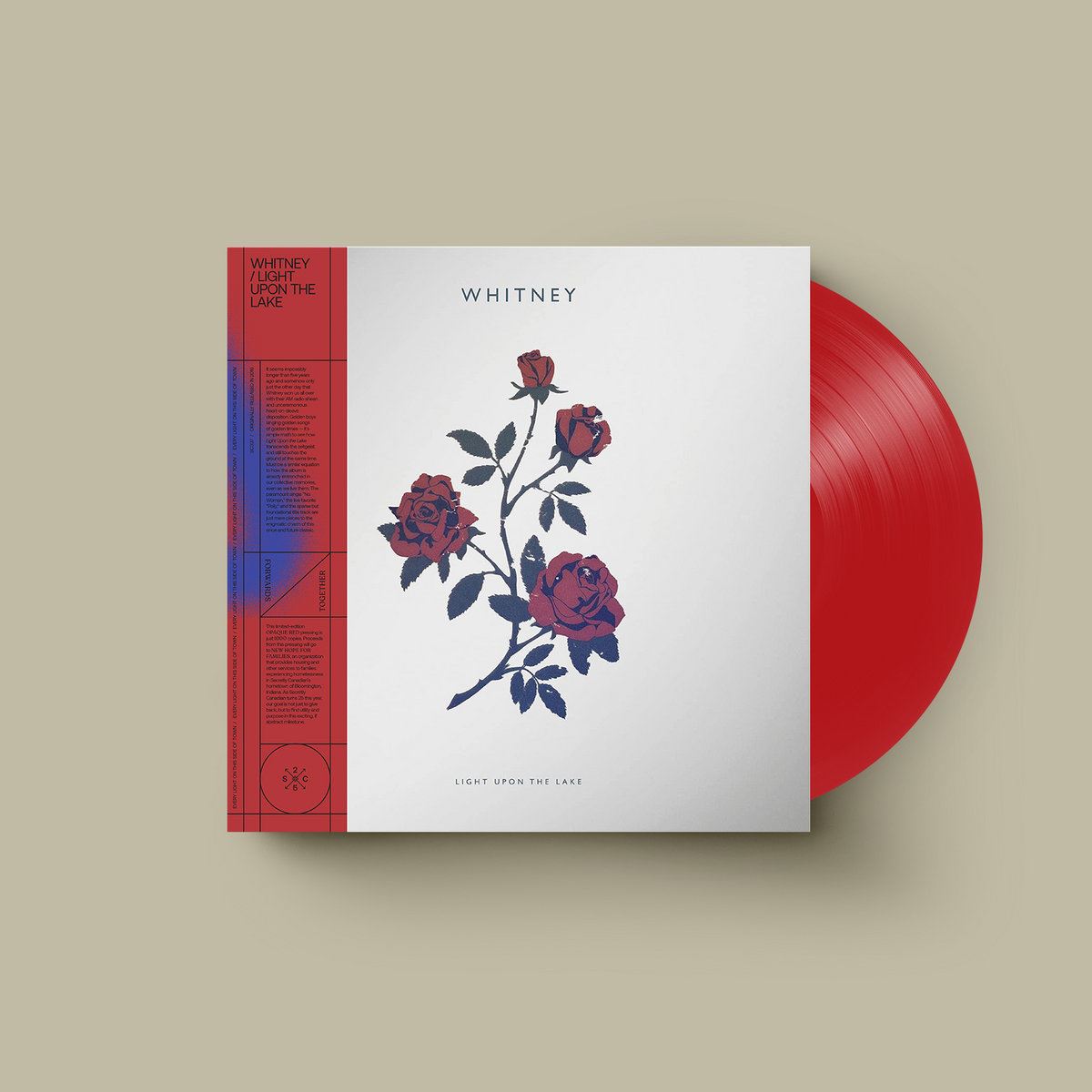 Whitney - Light Upon The Lake Red Vinyl LP