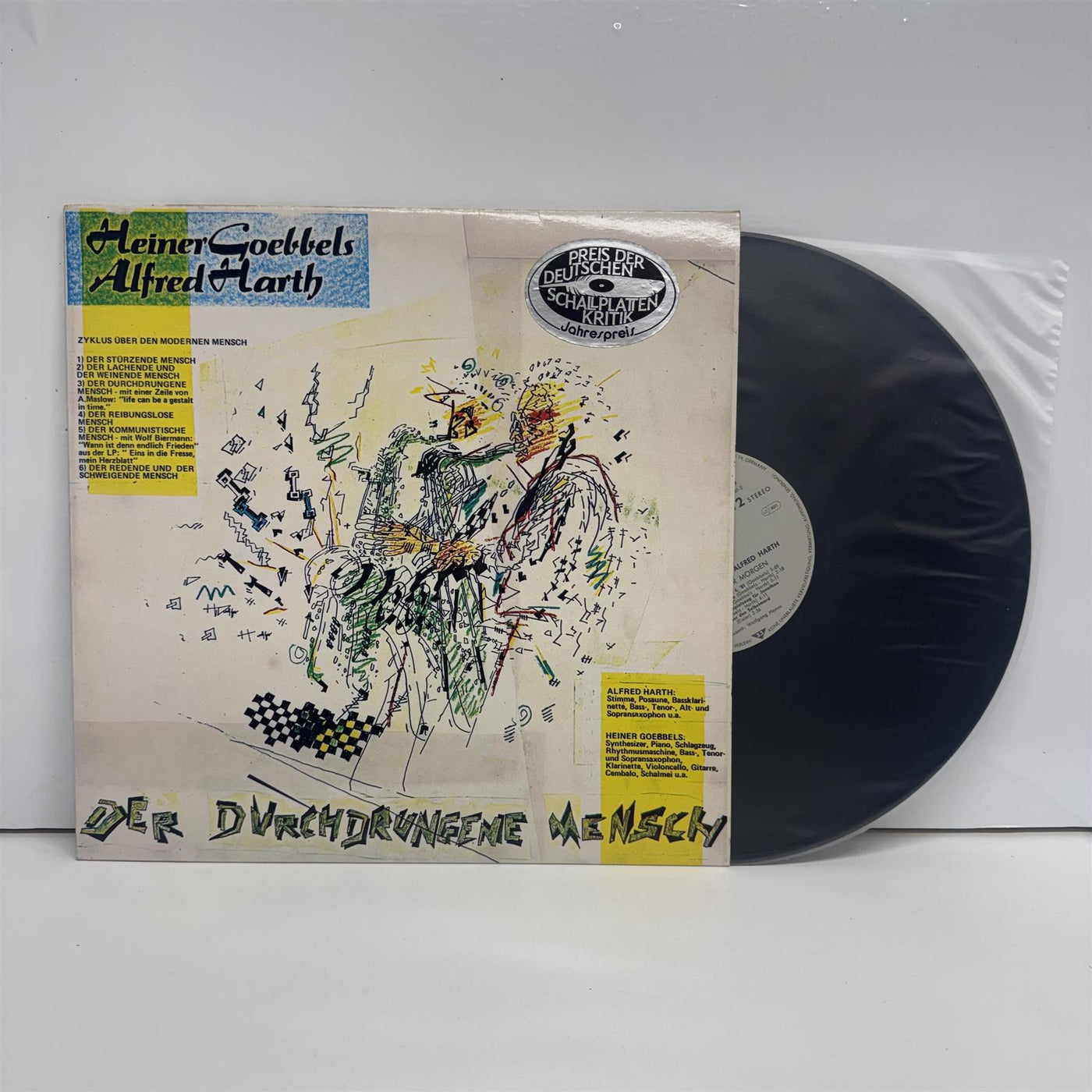 Heiner Goebbels  - Der Durchdrungene Mensch / Indianer Für Morgen Vinyl LP