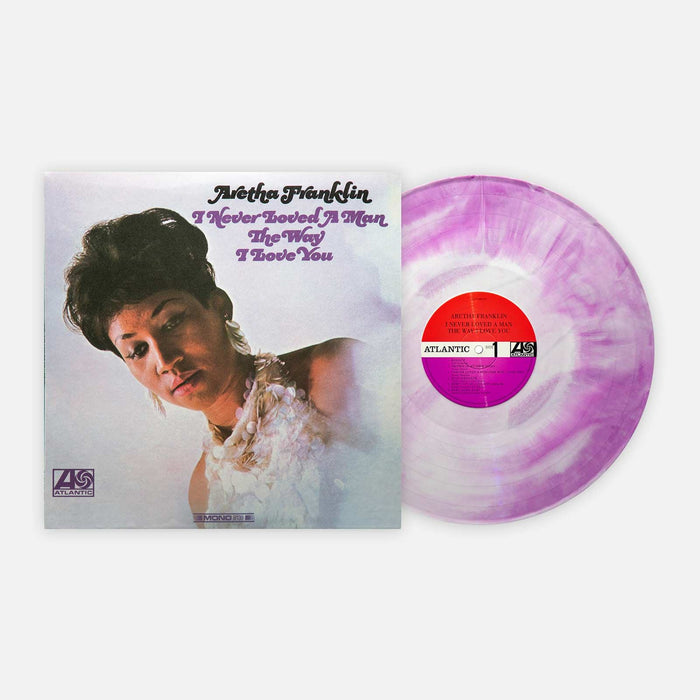 Aretha Franklin - I Never Loved A Man The Way I Love You VMP 180G Purple & White Galaxy Vinyl LP Reissue