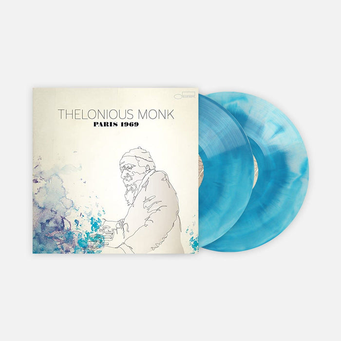 Thelonious Monk - Paris 1969 2x Light Blue Galaxy Vinyl LP Reissue