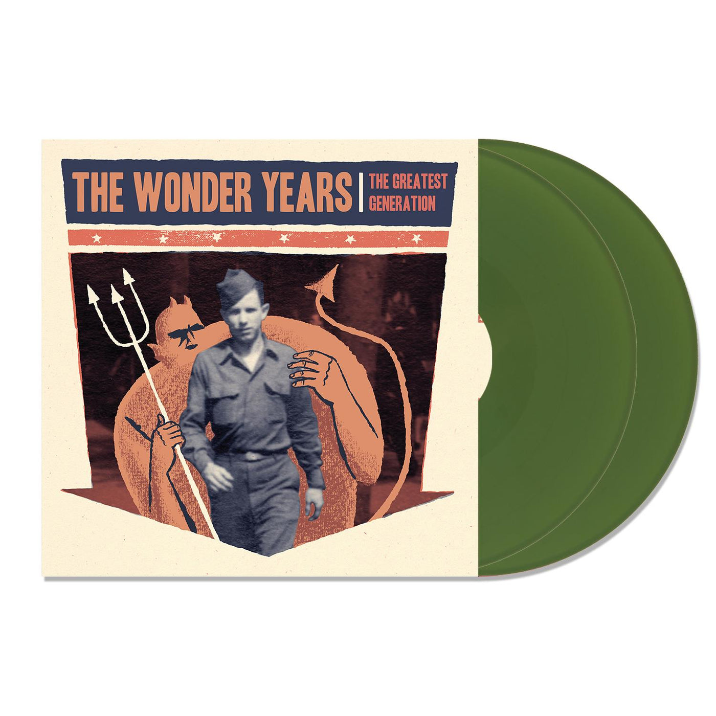 The Wonder Years - The Greatest Generation 2x Olive Green Vinyl LP Reissue