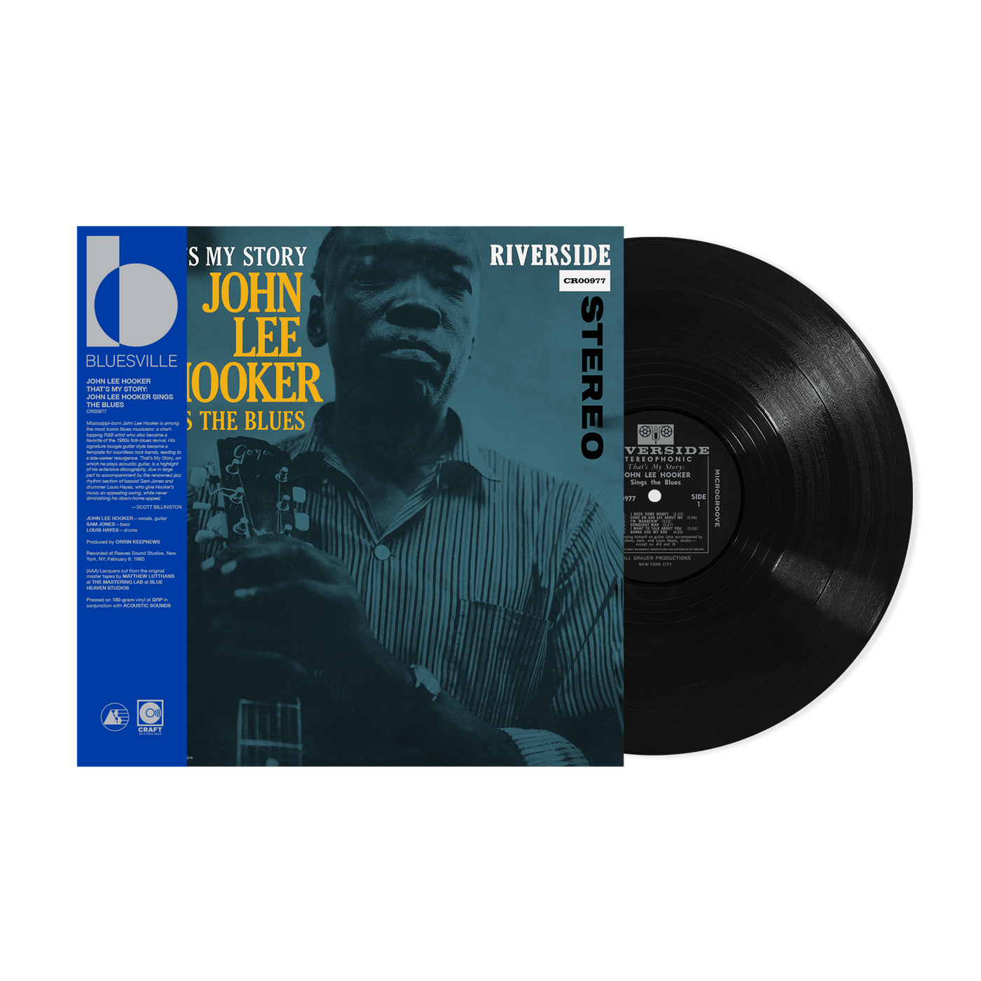 John Lee Hooker - That’s My Story: John Lee Hooker Sings the Blues Vinyl LP Reissue