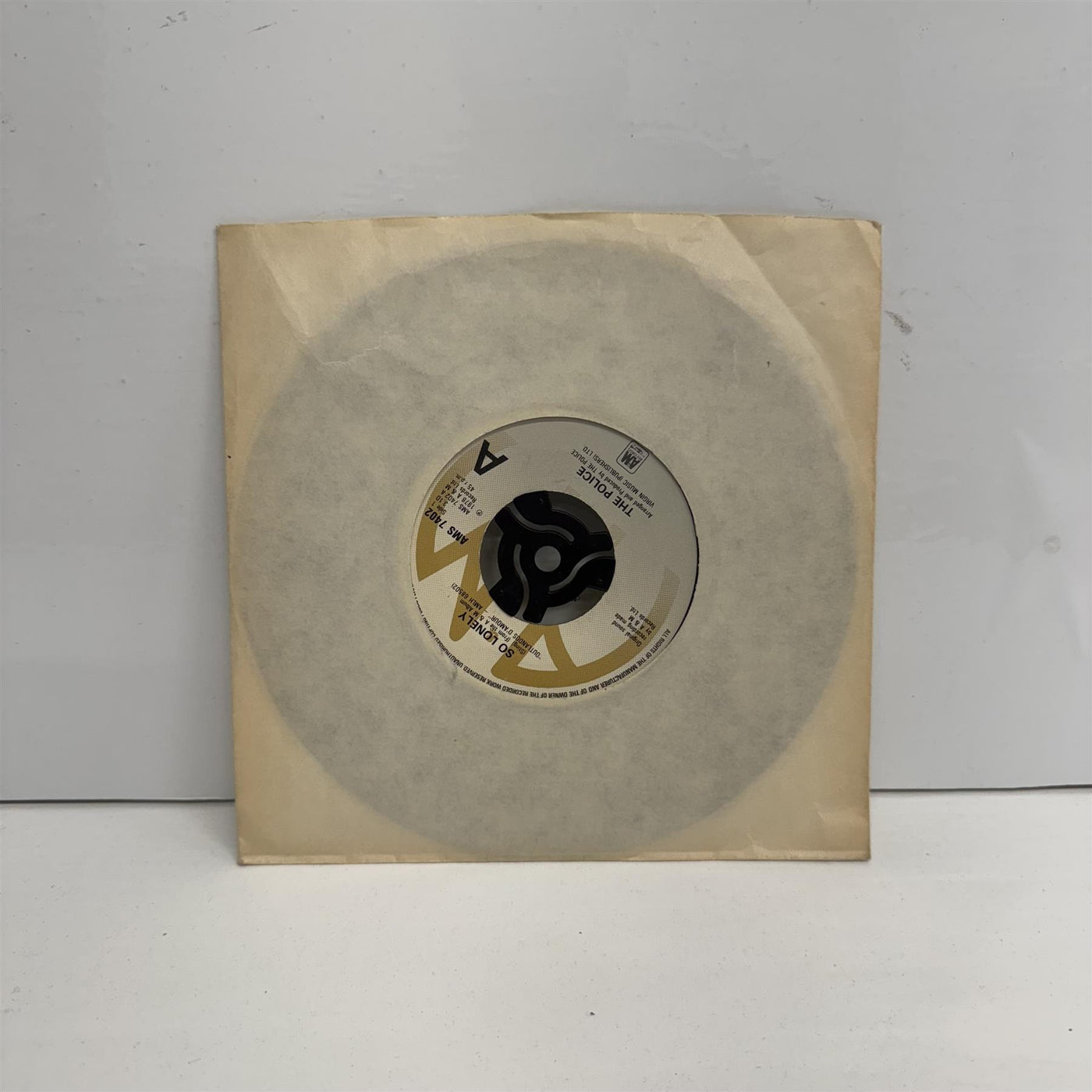 The Police - So Lonely 7" Vinyl Single