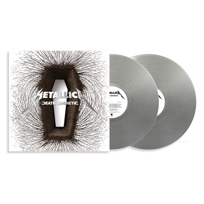 Metallica - Death Magnetic 2x Magnetic Silver Vinyl LP Reissue