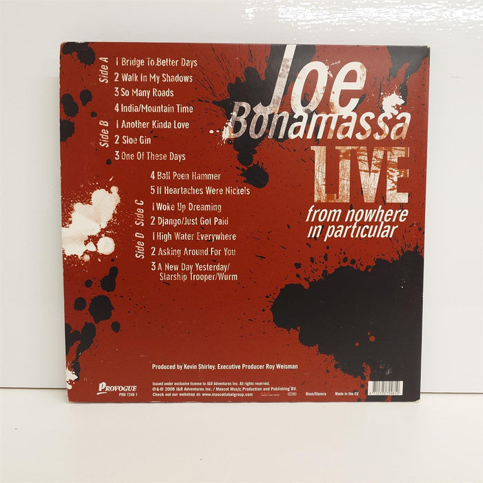 Joe Bonamassa - Live From Nowhere In Particular 2x Vinyl LP Reissue