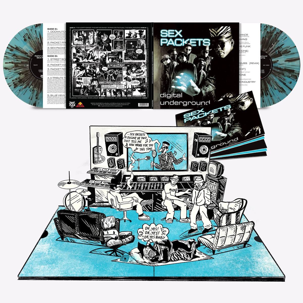 Digital Underground - Sex Packets (35th Anniversary) Pop-Up Edition 2x Splatter Vinyl LP