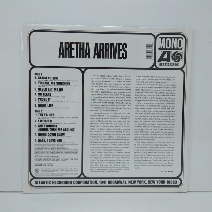 Aretha Franklin - Aretha Arrives Limited Edition Vinyl LP Remastered