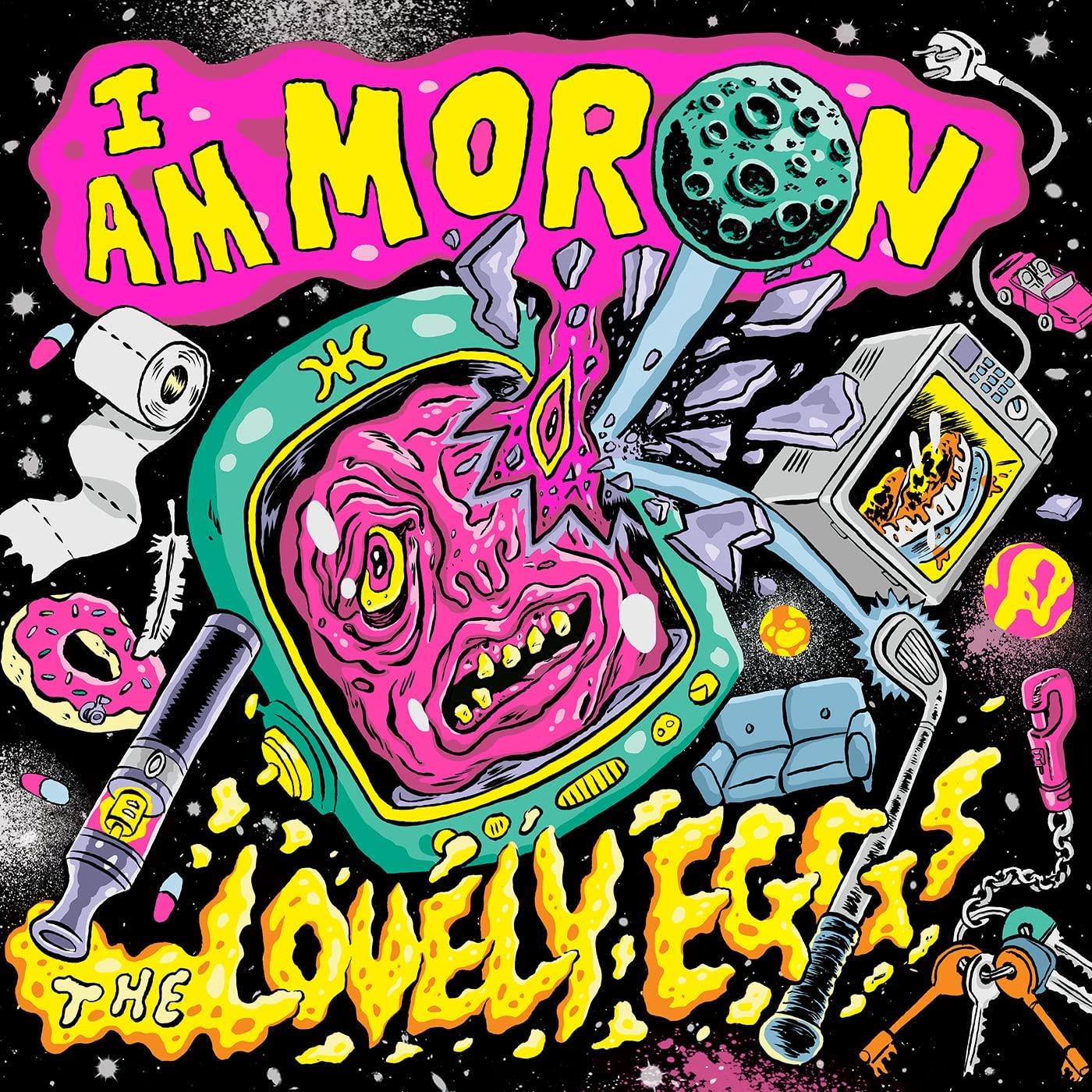 The Lovely Eggs - I Am Moron Neon Yellow Vinyl LP