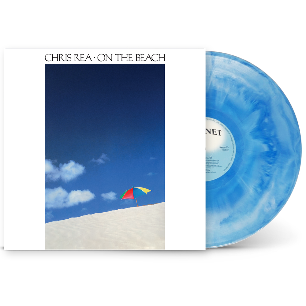 Chris Rea - On The Beach 40th Anniversary Edition Sea Blue Marble Vinyl LP Reissue