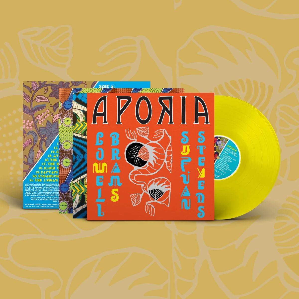 Sufjan Stevens, Lowell Brams - Aporia Yellow Vinyl LP