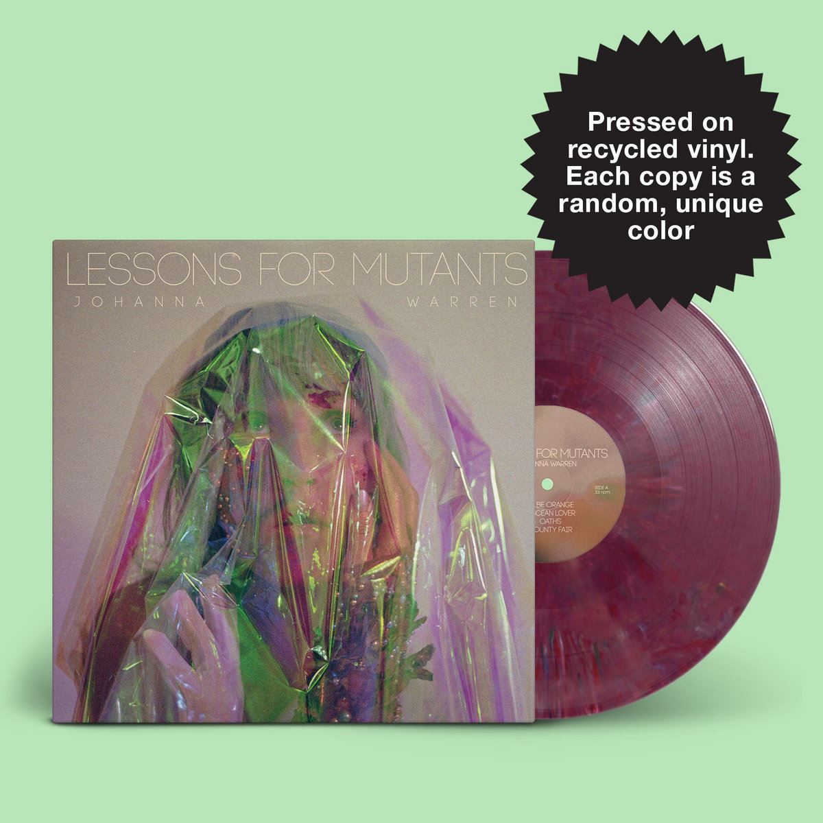 Johanna Warren - Lessons For Mutants Limited Random Colour Vinyl LP