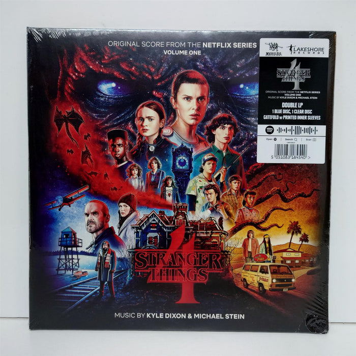 Stranger Things 4 · Volume One (Original Score From The Netflix Series) - Kyle Dixon & Michael Stein 2x Blue / Clear Vinyl LP