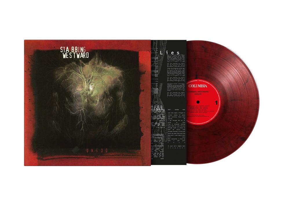 Stabbing Westward - Ungod Limited Edition 180G Translucent Red & Black Marbled Vinyl LP Reissue