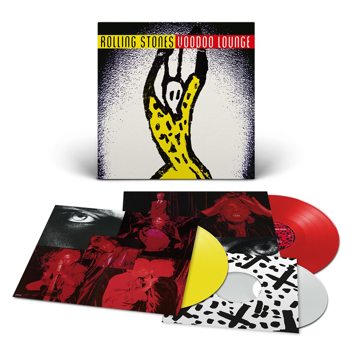 The Rolling Stones - Voodoo Lounge 3x Red / Yellow / White Vinyl LP Reissue
