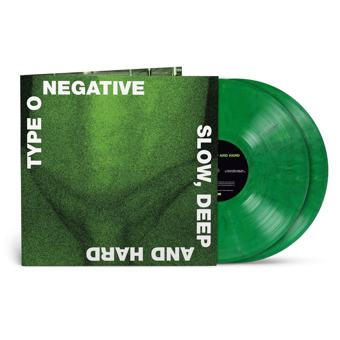 Type O Negative - Slow Deep And Hard Rocktober 2x Green & Black Marbled Vinyl LP