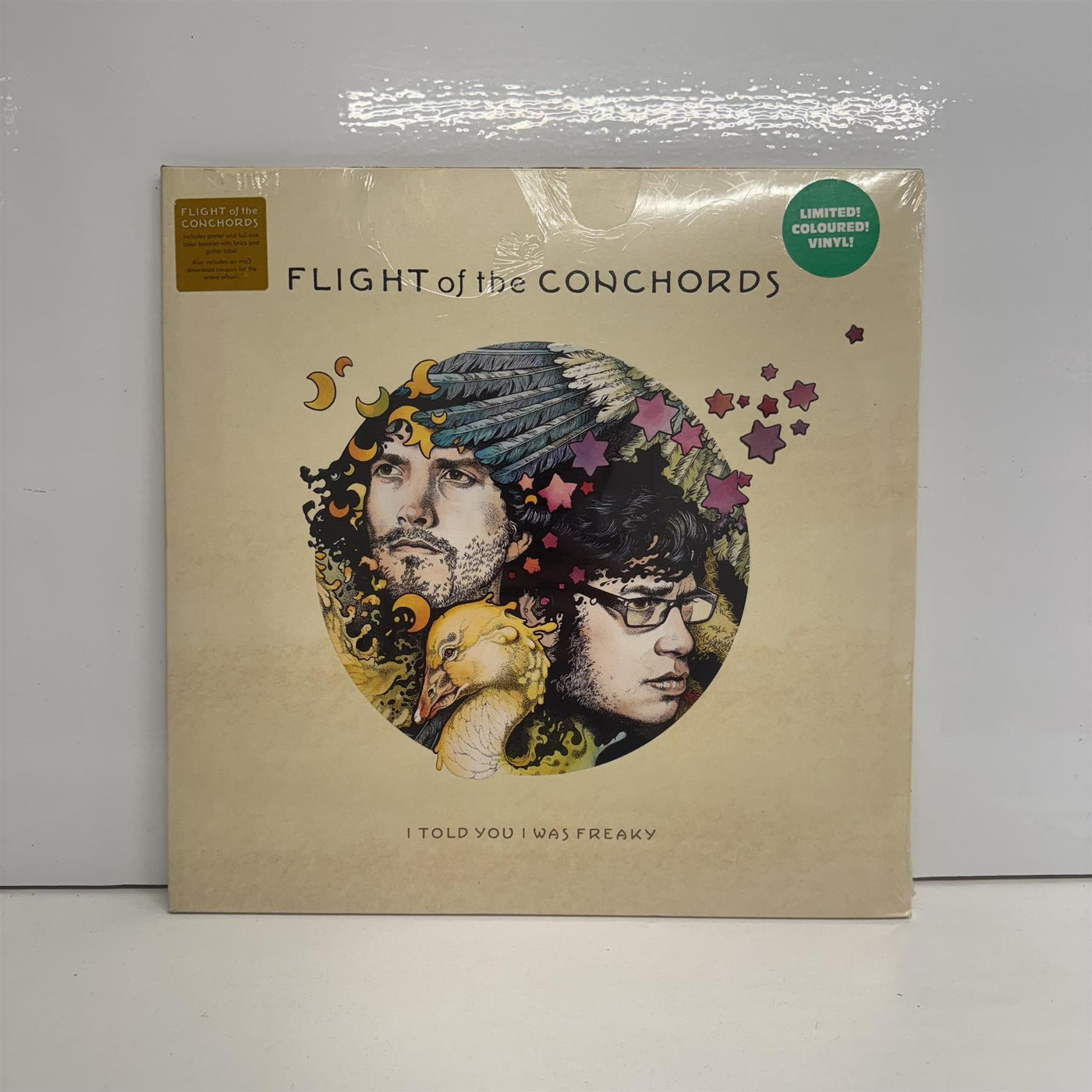 Flight Of The Conchords - I Told You I Was Freaky Translucent Green Vinyl LP