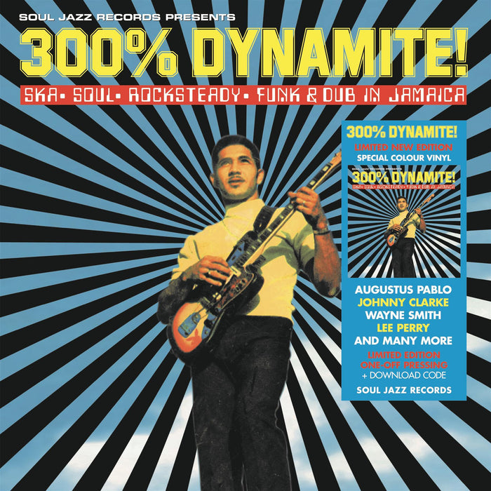 Soul Jazz Records Presents: 300% Dynamite - V/A RSD 2024 2x Transparent Blue Vinyl LP