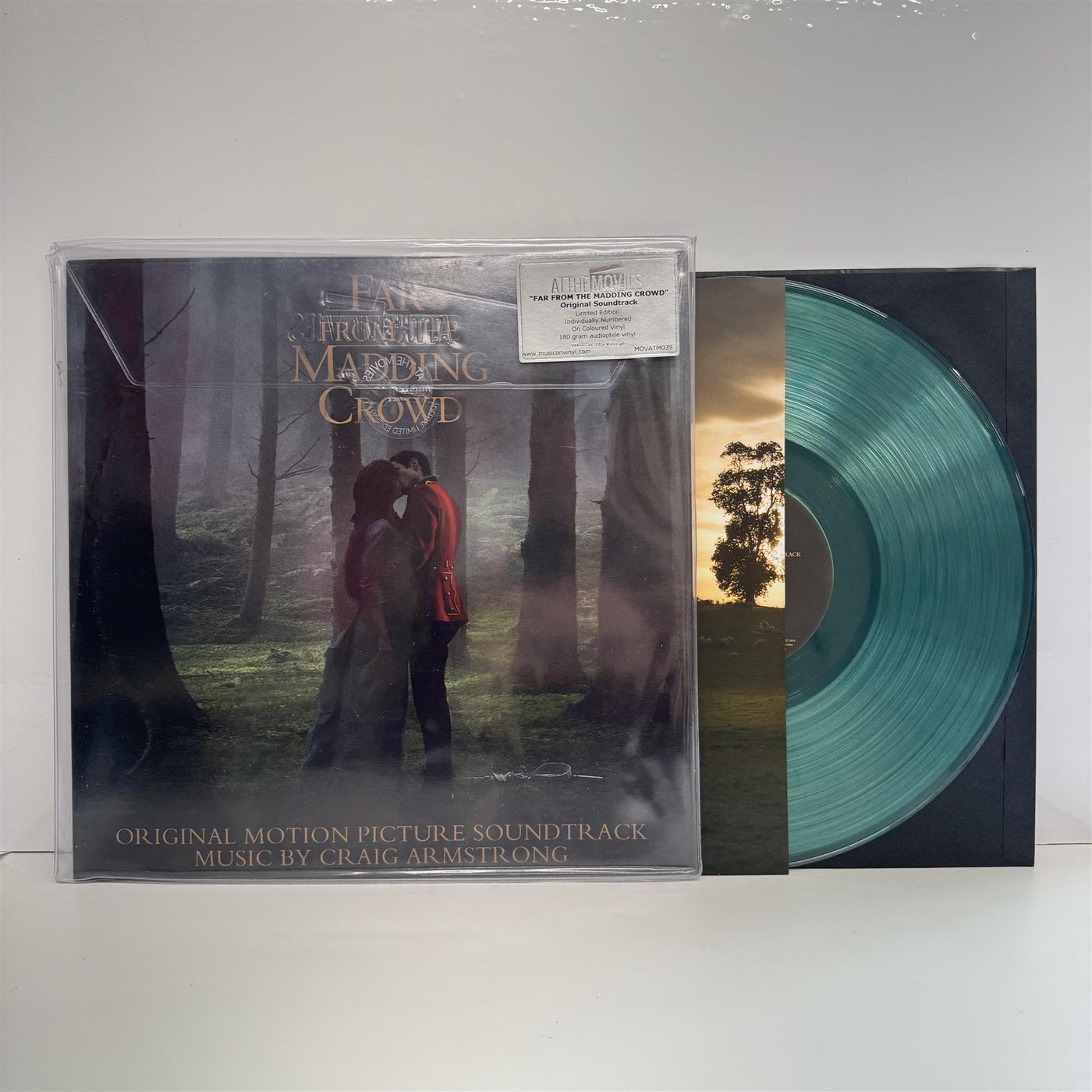 Far From The Madding Crowd (Original Motion Picture Soundtrack) - Craig Armstrong Limited Edition Numbered Green Translucent Vinyl LP