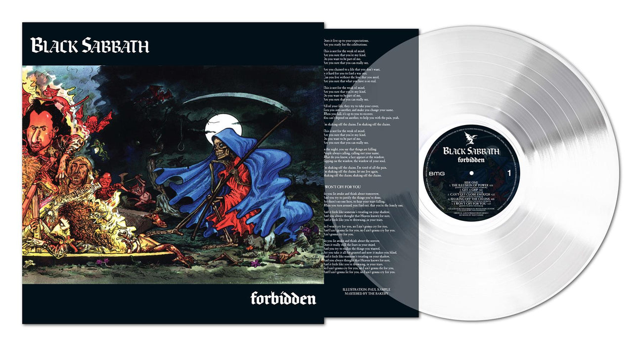 Black Sabbath - Forbidden Ultra Clear Vinyl LP Remastered