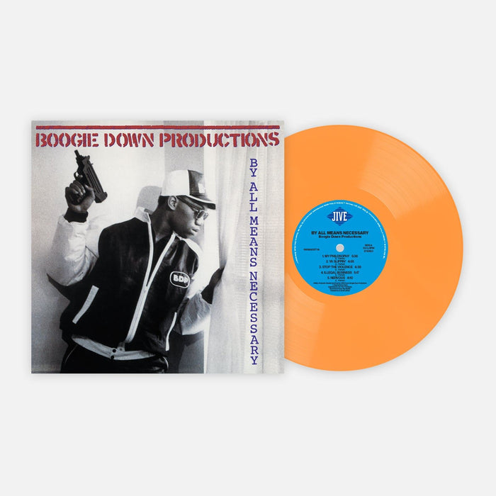 Boogie Down Productions - By All Means Necessary Orange Vinyl LP Reissue