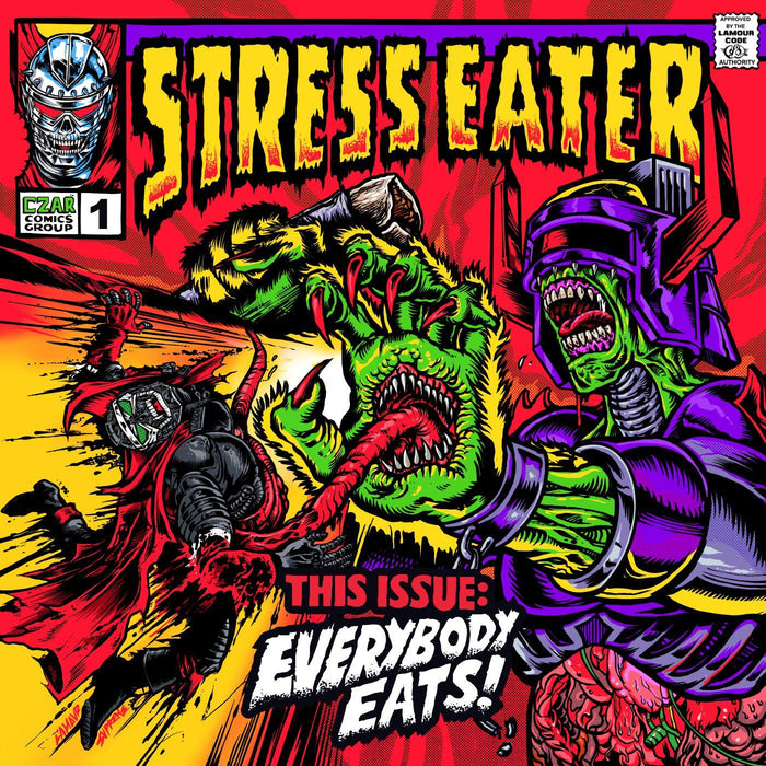 Stress Eater - Everybody Eats! RSD Black Friday Clear Red Wave Vinyl LP