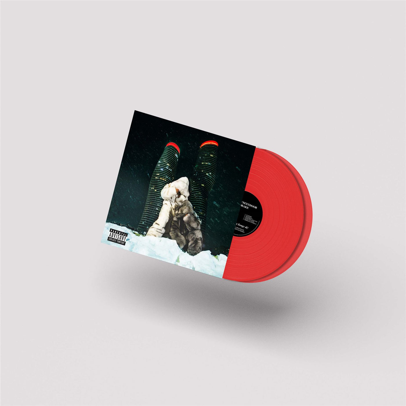 PARTYNEXTDOOR & Drake - $ome $exy $ongs 4 U 2x Translucent Red Vinyl LP