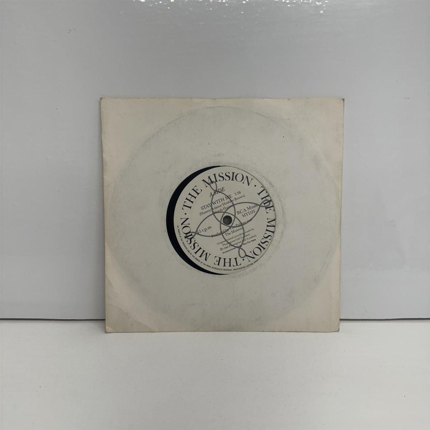 The Mission - Stay With Me 7" Vinyl Promo Single