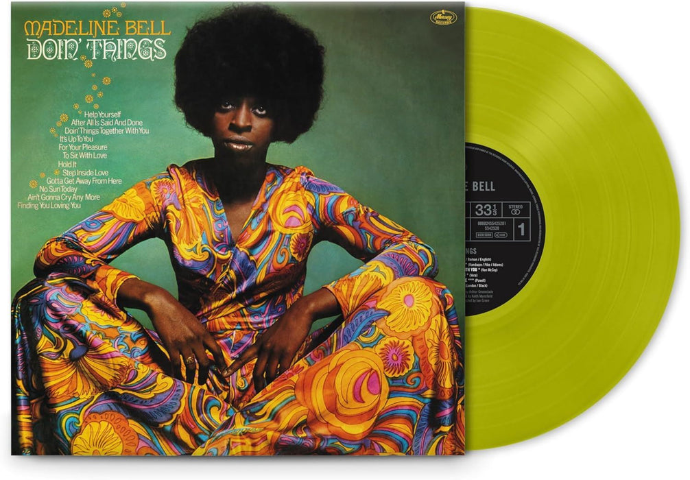 Madeline Bell - Doin' Things Limited Edition Lime Vinyl LP Reissue