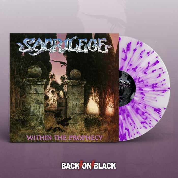 Sacrilege - Within The Prophecy 2x Clear With Purple Splatter Vinyl LP Reissue