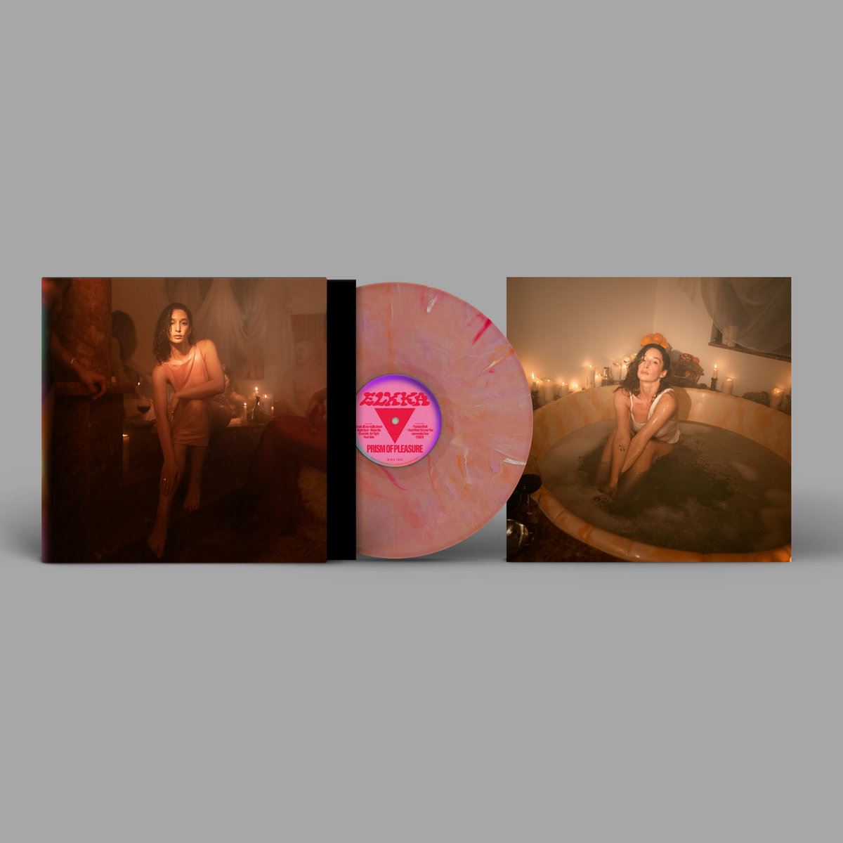 Elkka - Prism of Pleasure Dusty Pink Marbled Vinyl LP