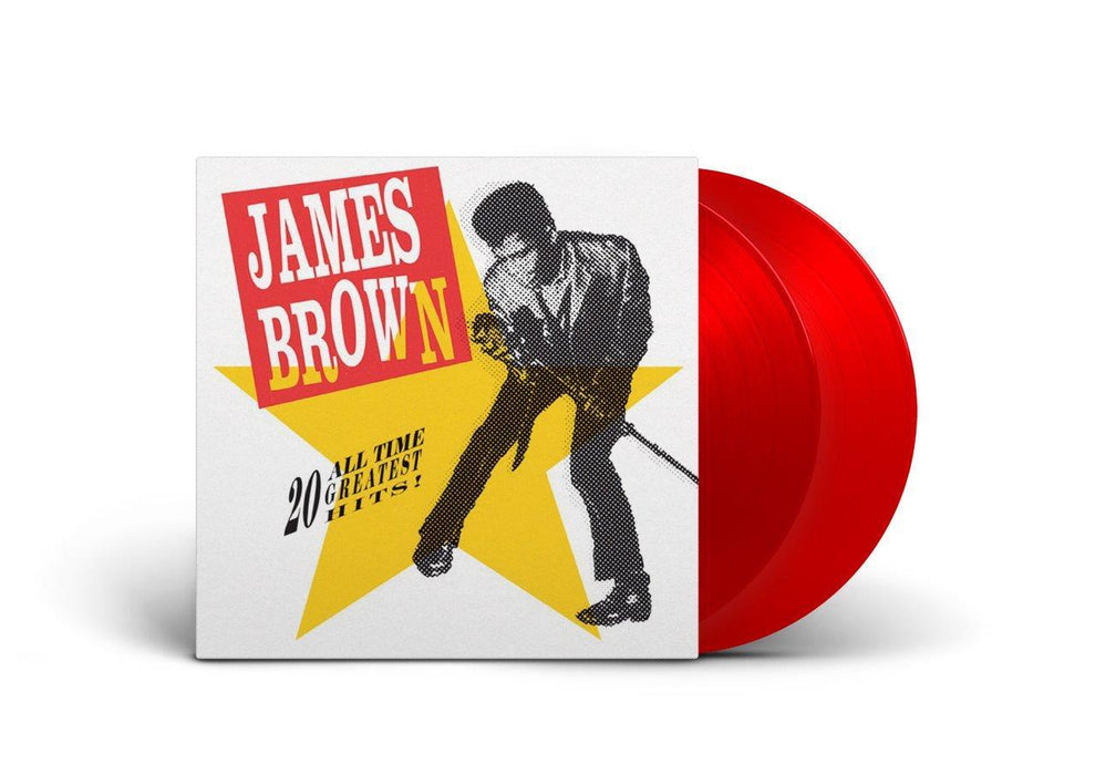 James Brown - 20 All Time Greatest Hits Indies Exclusive 2x Red Vinyl LP