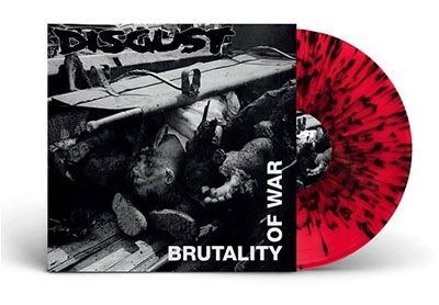 Disgust - Brutality Of War Red & Black Splatter Vinyl LP
