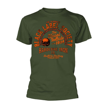 Black Label Society - Hardcore Iron (Military Green) T-Shirt