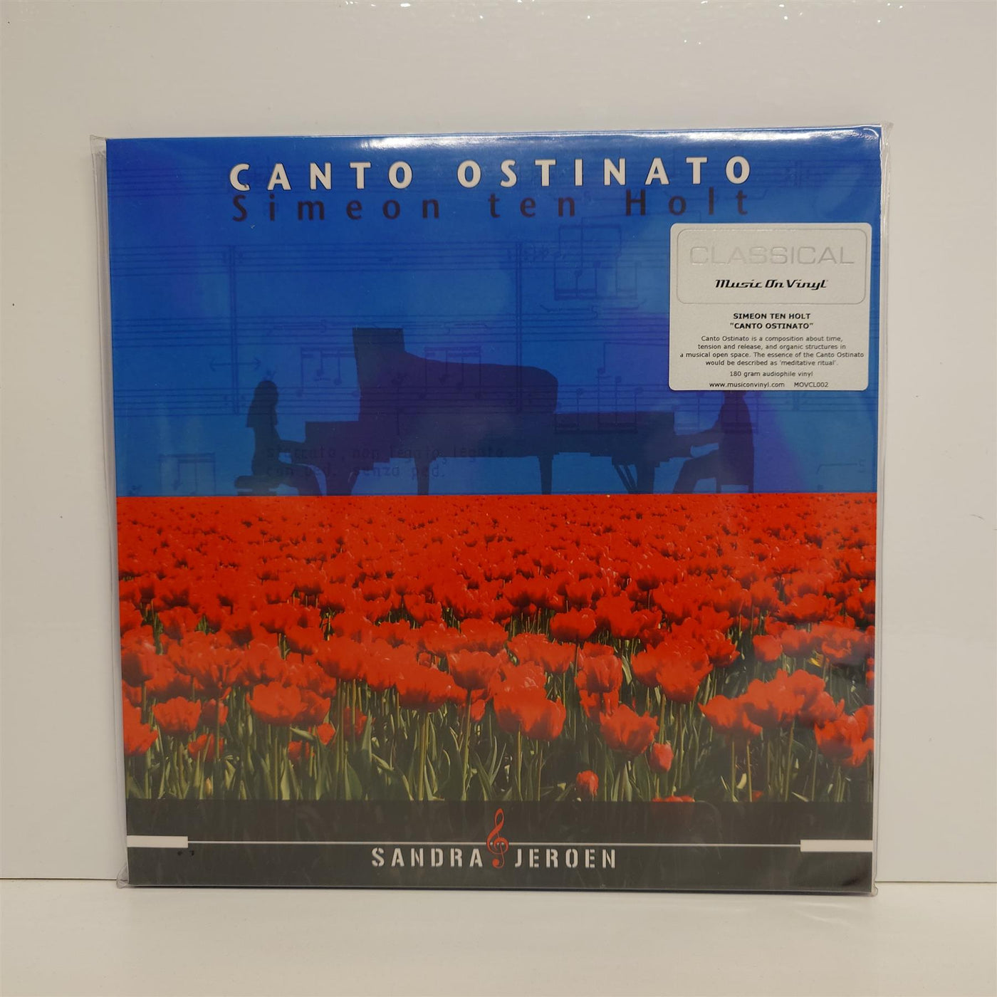 Simeon Ten Holt - Sandra & Jeroen - Canto Ostinato 2x 180G Vinyl LP Reissue