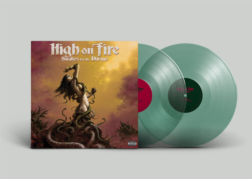 High On Fire - Snakes for the Divine 2x 180G Coke Bottle Clear Vinyl LP Reissue