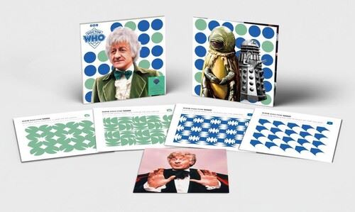 Doctor Who: The Jon Pertwee Collection - Jon Pertwee 4x Green & Blue Vinyl LP Boxset
