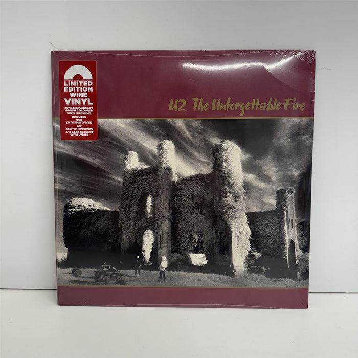 U2 - The Unforgettable Fire Limited Edition 180G Burgundy Vinyl LP