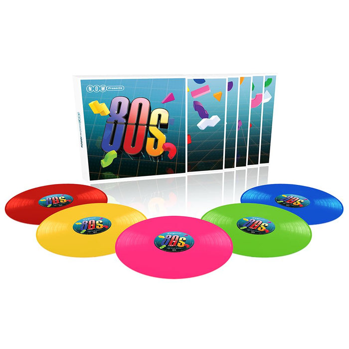 NOW Presents…The 80s - V/A 5x Coloured Vinyl LP Box Set