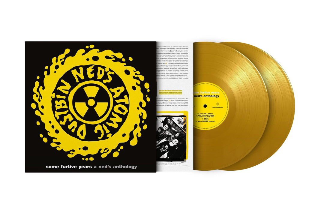 Ned's Atomic Dustbin - Some Furtive Years: A Ned's Anthology Limited Edition 2x 180G Yellow Vinyl LP Etched D-Side Reissue