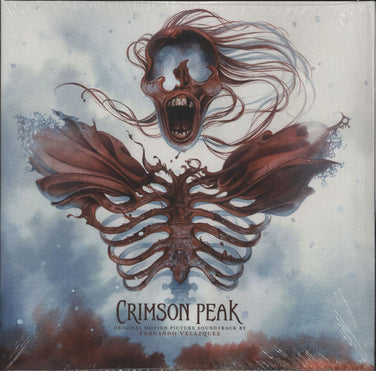 Crimson Peak - Fernando Velázquez Subscriber Exclusive 2x Blue, Black & Red Swirl Vinyl LP
